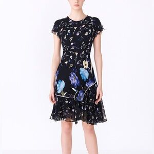 3.1 Phillip Lim 100% silk floral mini dress